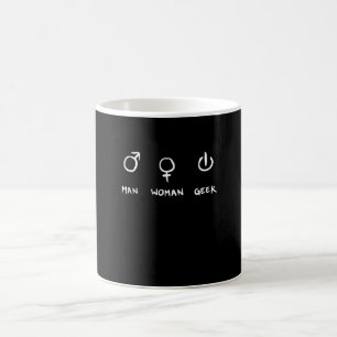 Man Woman Geek Koffiemok