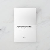 Man Woman Road Workers Romantic Greeting Card      Kaart (Binnen)