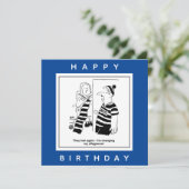 Man zegt dat team zo verloren is gegaan dat Cartoo Kaart (Staand voorkant)