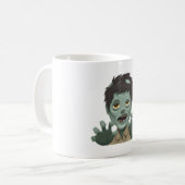 Man Zombie - Emoji Koffiemok (Voorkant links)