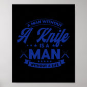 Man zonder mesmes maken smid mes fo poster (Voorkant)