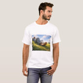 Man zonder schoenen t-shirt (Voorkant volledig)