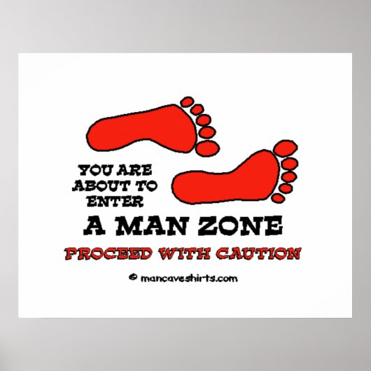 Man Zone Poster (Voorkant)