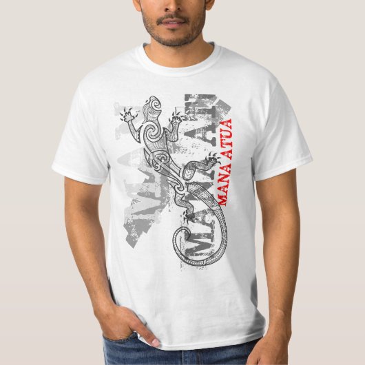 Mana Atua - Kracht van de goden - wit T-shirt (Voorkant)