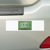 Mana (groen) bumpersticker (Op auto)