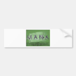 Mana (groen) bumpersticker