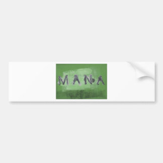 Mana (groen) bumpersticker