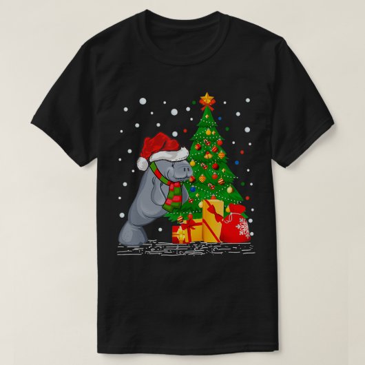 Mana Lover Gift Santa Hat Mana Kerstmis T-shirt (Design voorkant)
