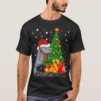 Mana Lover Gift Santa Hat Mana Kerstmis T-shirt