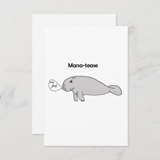 Mana-tease (Voorkant / Achterkant)