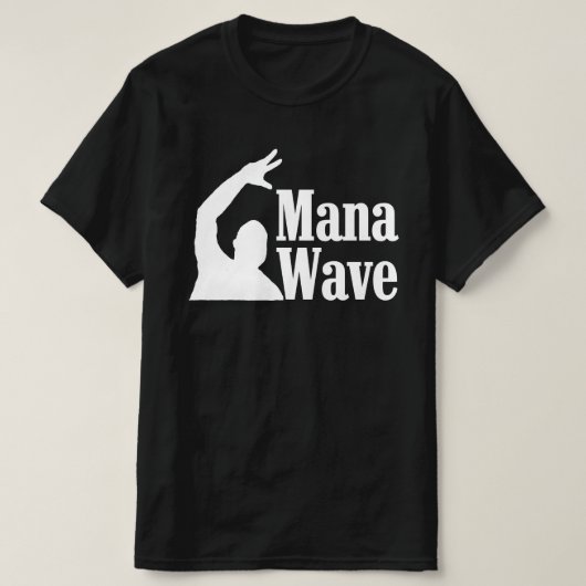 Mana Wave Nieuw-Zeeland Groeten T-shirt (Design voorkant)