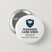 Managed Care Week 2025 - 2,25 inch knop Ronde Button 5,7 Cm (Voorkant /achterkant)