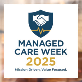 Managed Care Week 2025 - 4.00 x 4.00 Window Cling Raamsticker