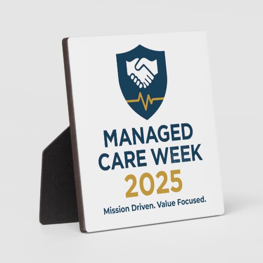 Managed Care Week 2025 - 5.25 x 5.25 with Easel Fotoplaat (Voorkant)