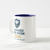 Managed Care Week 2025 - Coffee Mug Tweekleurige Koffiemok (Voorkant links)
