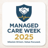 Managed Care Week 2025 - Paper Coasters Kartonnen Onderzetters (Voorkant)