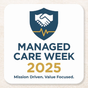 Managed Care Week 2025 - Papieren Coasters Kartonnen Onderzetters