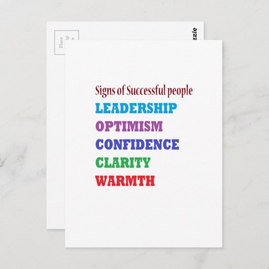 Management Citeert Wisdom-woorden over leiderschap Briefkaart (Voorkant / Achterkant)