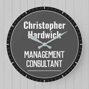 Management Consultant Kantoor wandklok