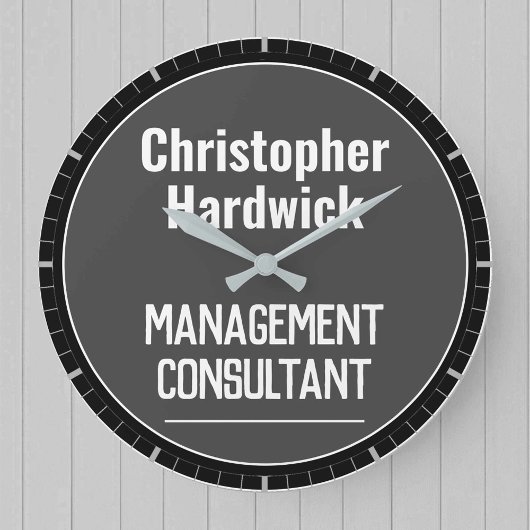 Management Consultant Kantoor wandklok