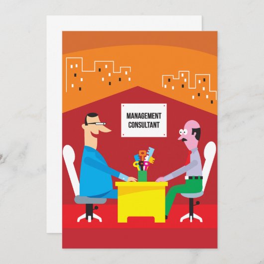 Management Consultant Meeting Kaart (Voorkant / Achterkant)