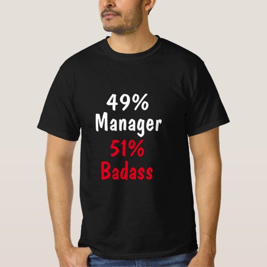 Manager Brutaal T-shirt (Voorkant)