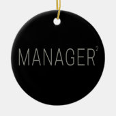 Manager CEO of Zelfstandig en Freelancer Design Keramisch Ornament (Voorkant)
