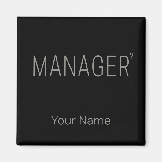 Manager CEO of Zelfstandig en Freelancer Design Magneet (Voorkant)
