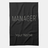 Manager CEO of Zelfstandig en Freelancer Design Theedoek (Verticaal)