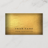 Manager Construction Investment Trading Gold Black Visitekaartje (Voorkant)