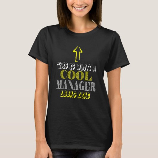 Manager - coole teamleider regionaal t-shirt (Voorkant)