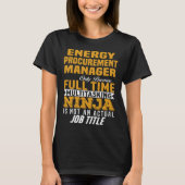 manager energie-inkoop t-shirt (Voorkant)