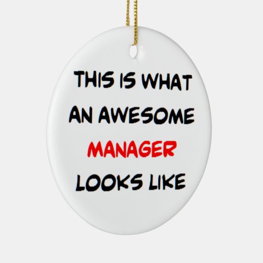 manager, geweldige keramisch ornament (Rechts)