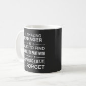 Manager, Gift For Manager, A Truly Great Manager Koffiemok (Voorkant links)