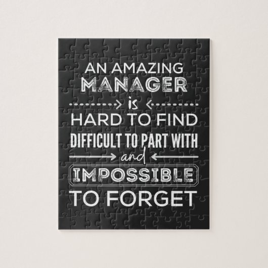 Manager, Gift For Manager, A Truly Great Manager Legpuzzel (Verticaal)