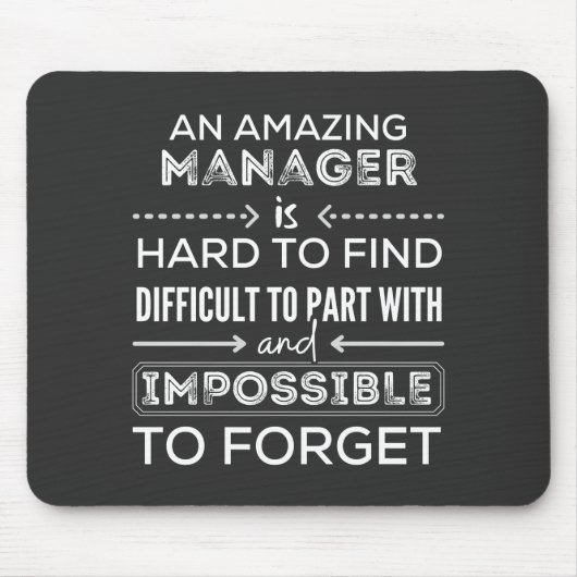 Manager, Gift For Manager, A Truly Great Manager Muismat (Voorkant)