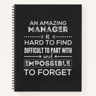 Manager, Gift For Manager, A Truly Great Manager Notitieboek
