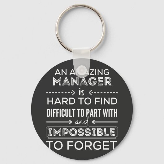 Manager, Gift For Manager, A Truly Great Manager Sleutelhanger (Voorkant)