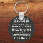 Manager, Gift For Manager, A Truly Great Manager Sleutelhanger (Voorkant)