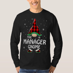 Manager Gnome Buffalo Pset Matching Family Christu T-shirt