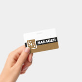 Manager ID-badge Badge (Handheld)