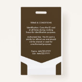 Manager-ID-Kaart Badge (Achterkant)