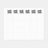 MANAGER INSTANT VOEG KOFFIE TOE LABELS (Vel)