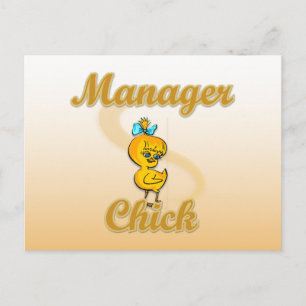 Manager kiezen briefkaart