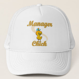 Manager kiezen trucker pet