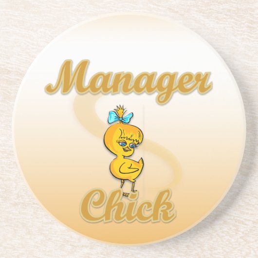 Manager kiezen zandsteen onderzetter (Voorkant)