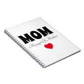 Manager mam notitieboek (Rechterzijde)