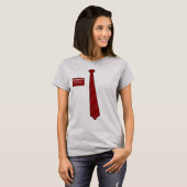 Manager Necktie-Shirt T-shirt (Voorkant volledig)