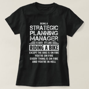 manager strategische planning t-shirt