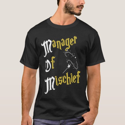 Manager van Mischief Magical MOM Mischief Manager T-shirt (Voorkant)